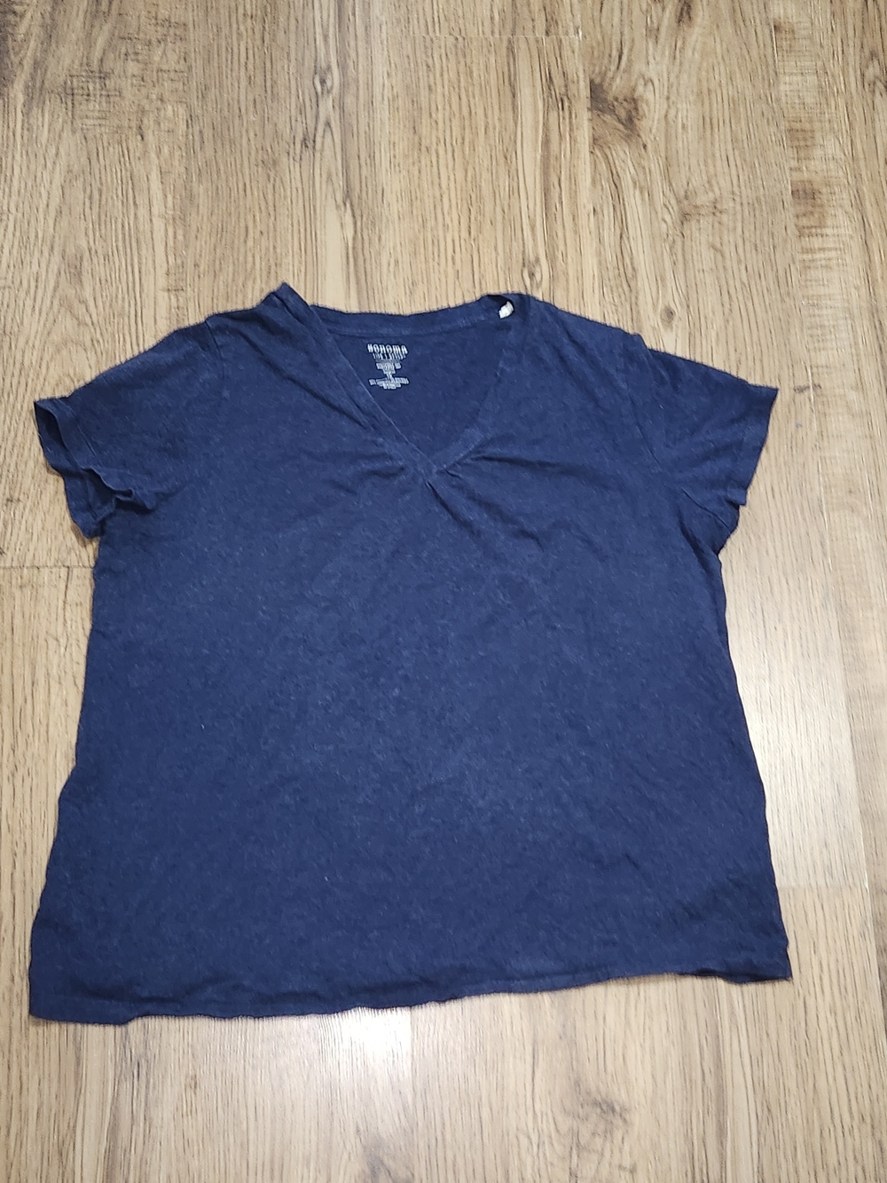 Sonoma Navy Blue V-Neck Short Sleeve Tee